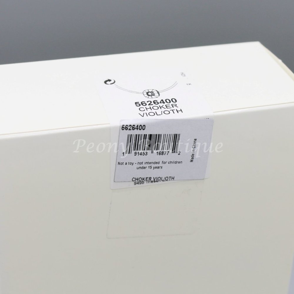 Swarovski 5626400 Dulcis necklace choker jewelry pink purple adjustable new - Picture 12 of 15